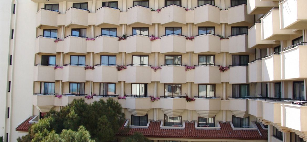 Balcones  en  hotel